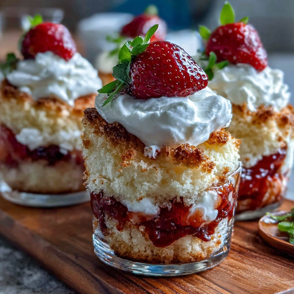 Strawberry Shortcake Cups For Parties