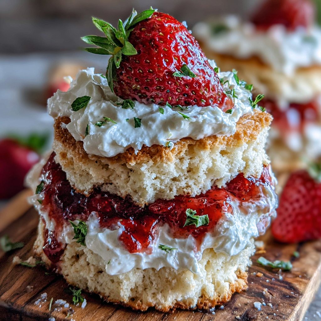 Classic Strawberry Shortcake From Scratch