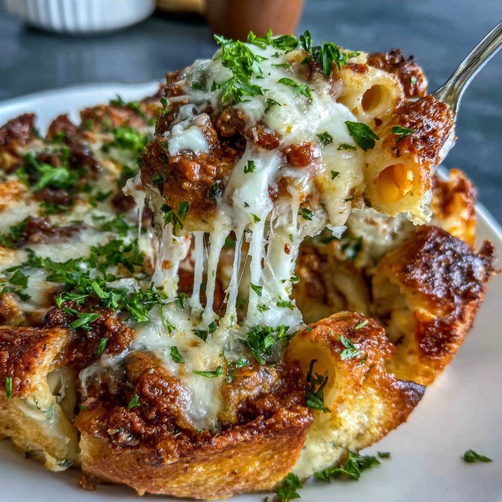 Ground Beef And Cheese Pasta Bake