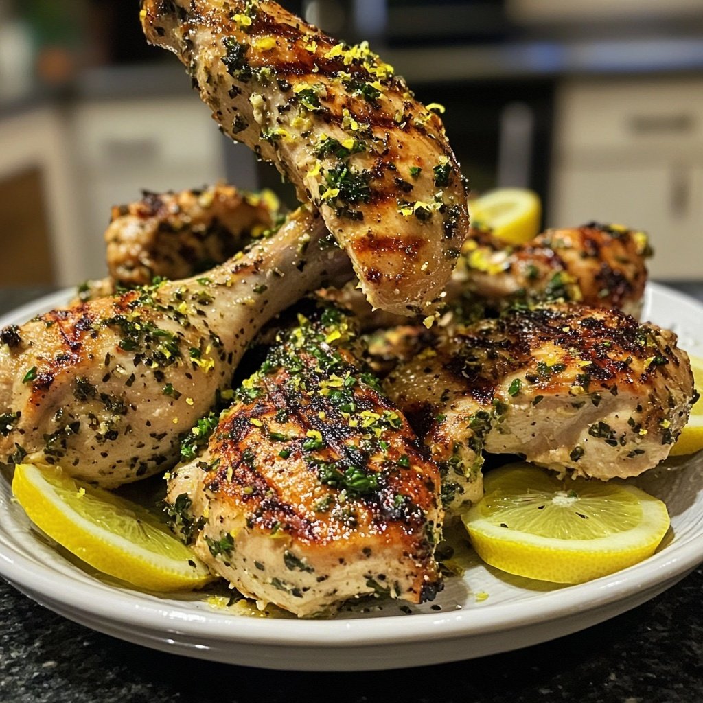 Grilled Lemon Herb Chicken Bowl