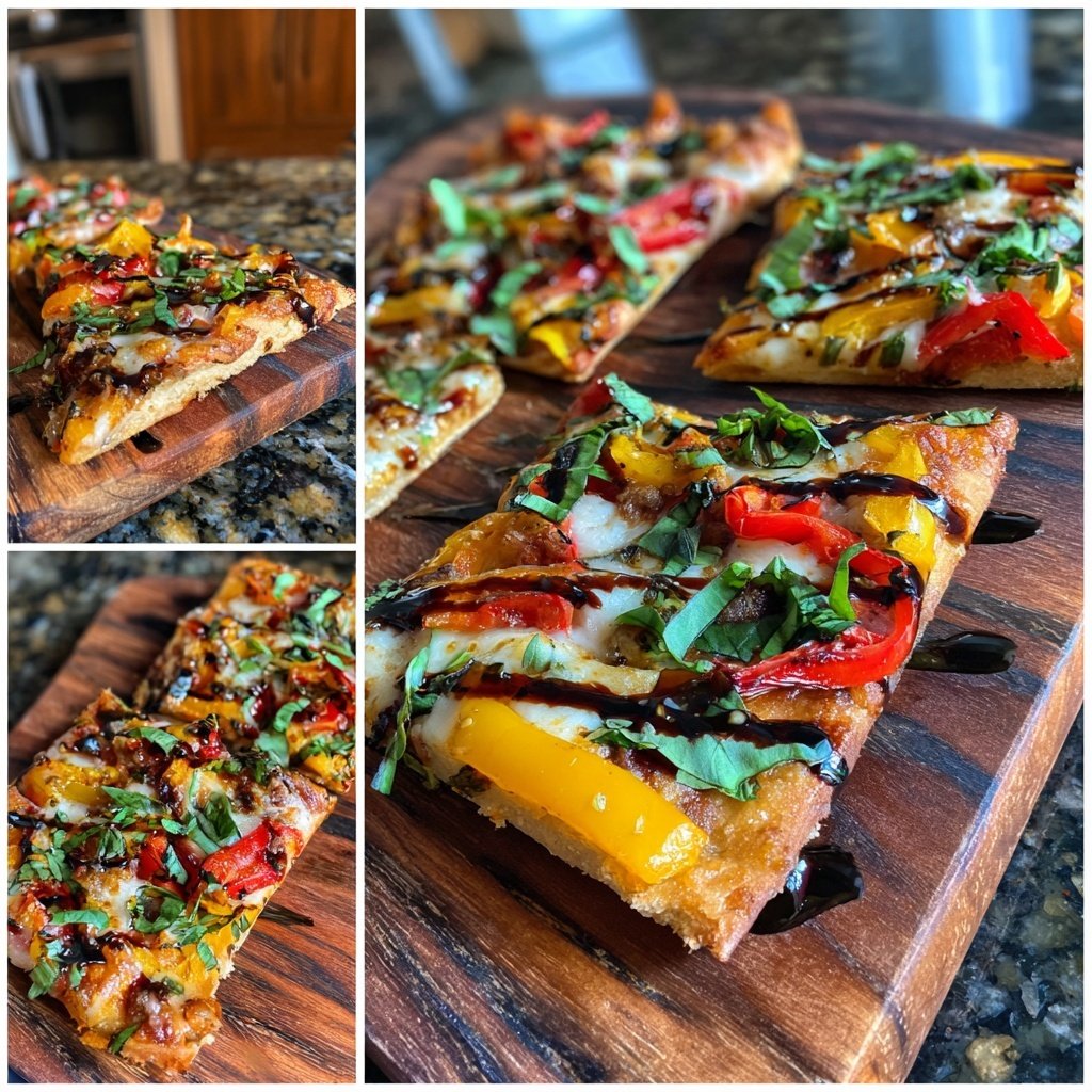 Super Bowl Food Veggie Flatbread Squares