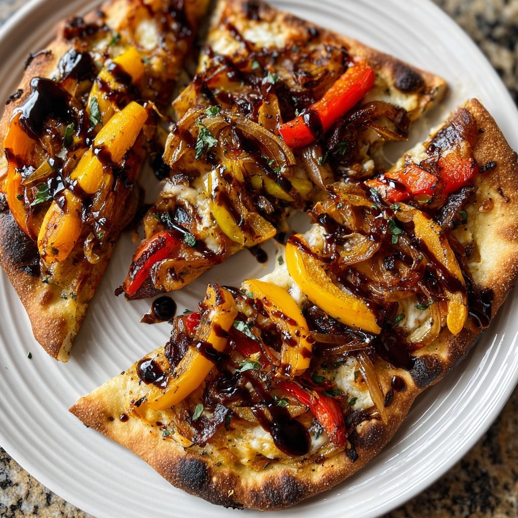 Super Bowl Party Food Roasted Veggie Flatbread