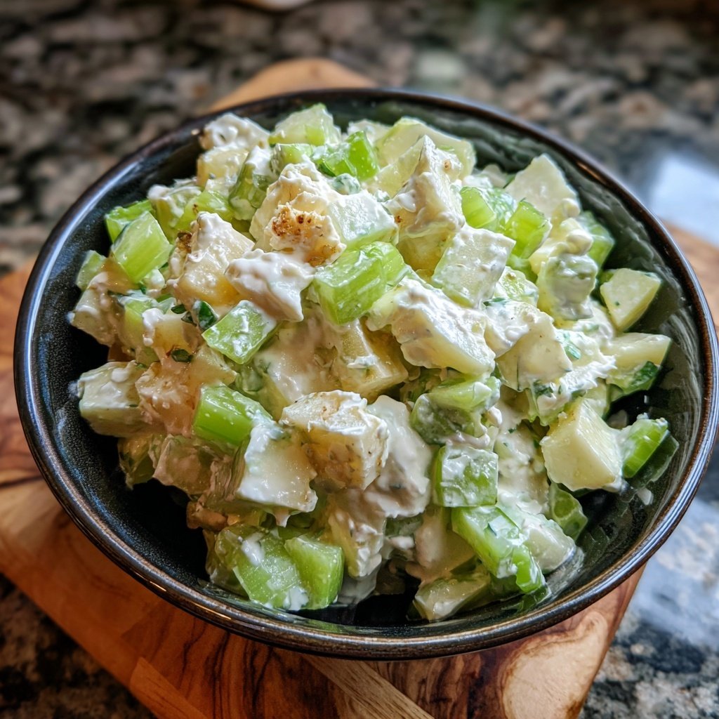 Creamy Celery Apple Salad
