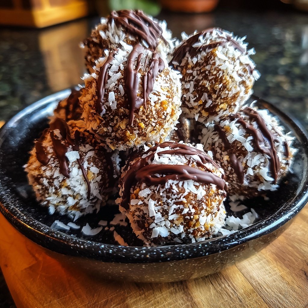 Chocolate Coconut Truffles