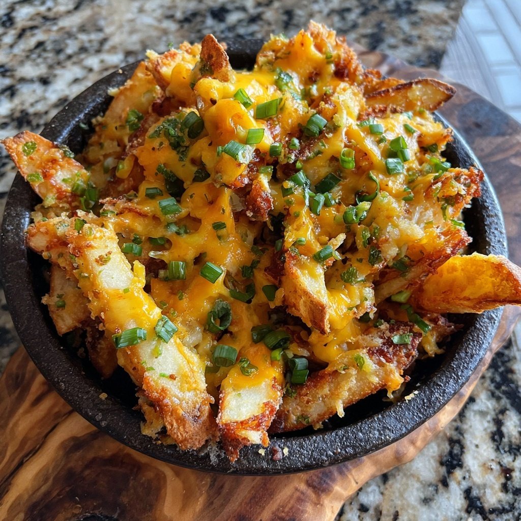 Super Bowl Cheesy Baked Fries