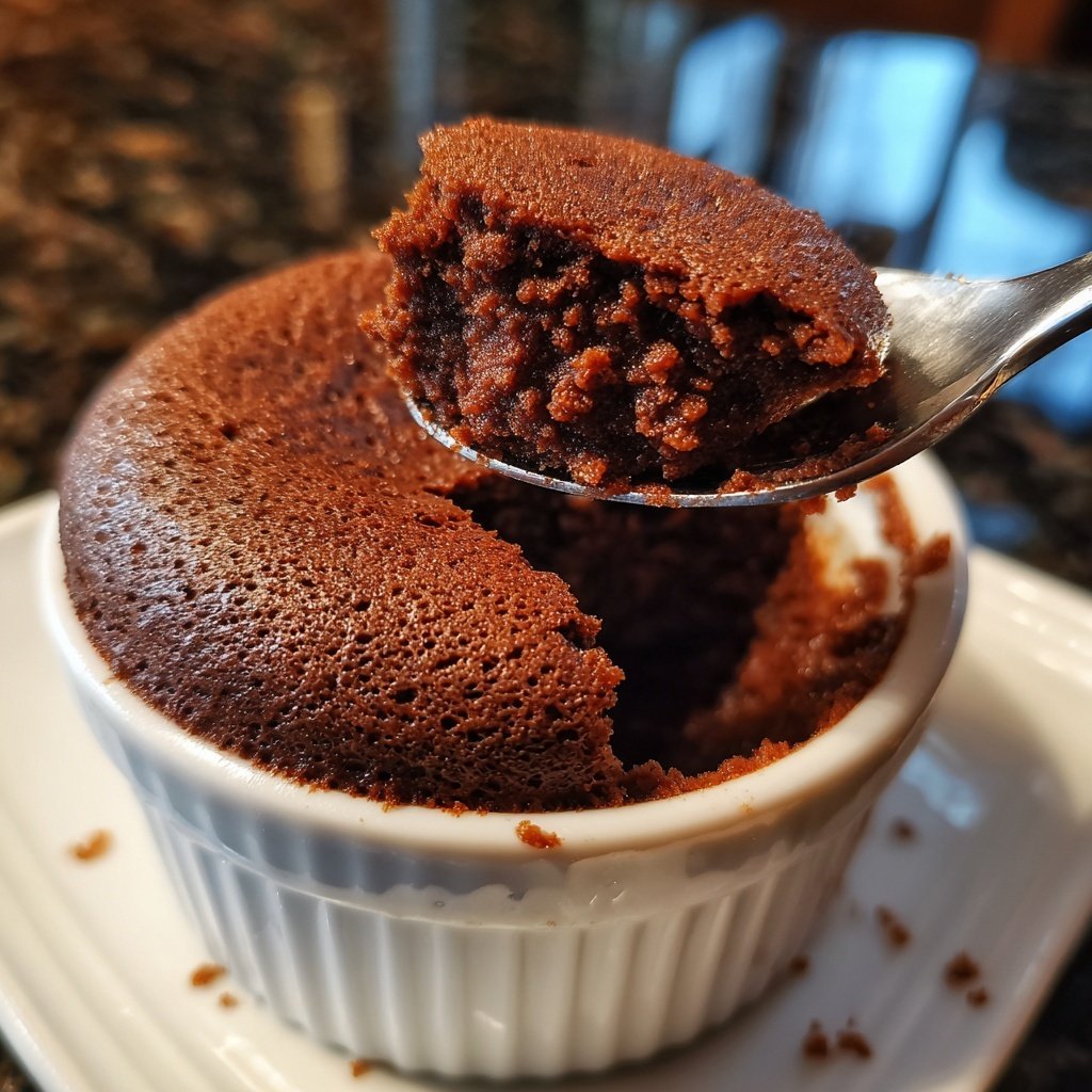 Chocolate Soufflé for Two
