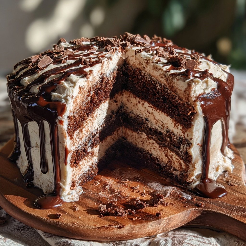 Chocolate Mocha Layer Cake