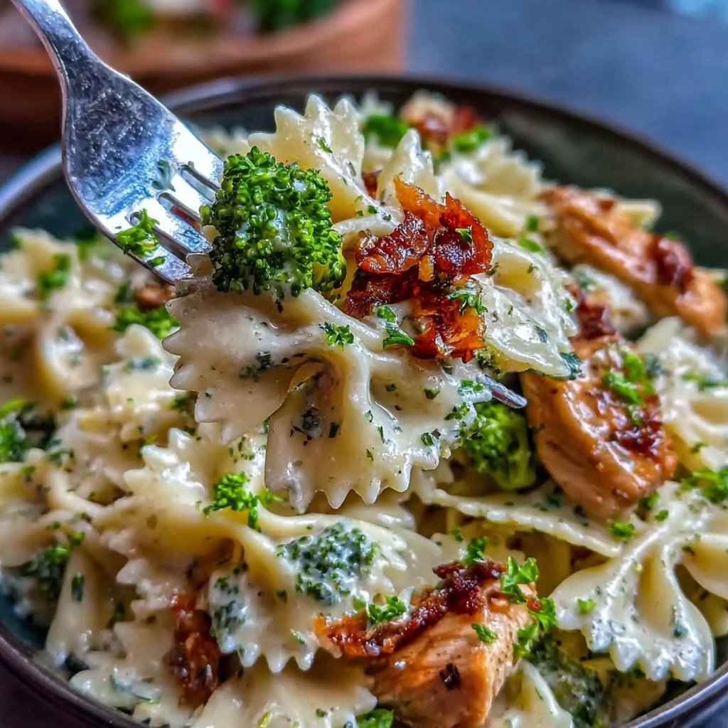 Bow Tie Pasta With Chicken And Broccoli