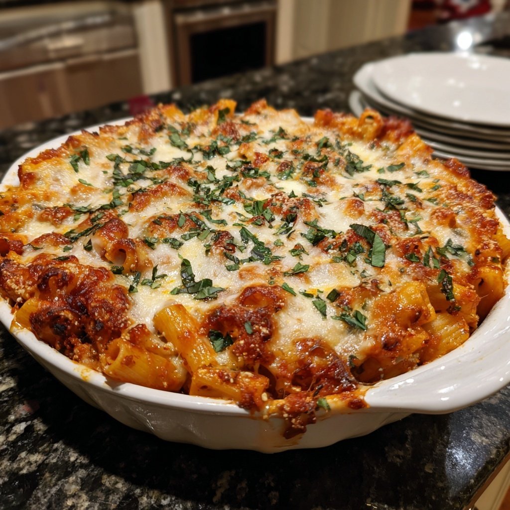 Quick Comfort Food Baked Ziti