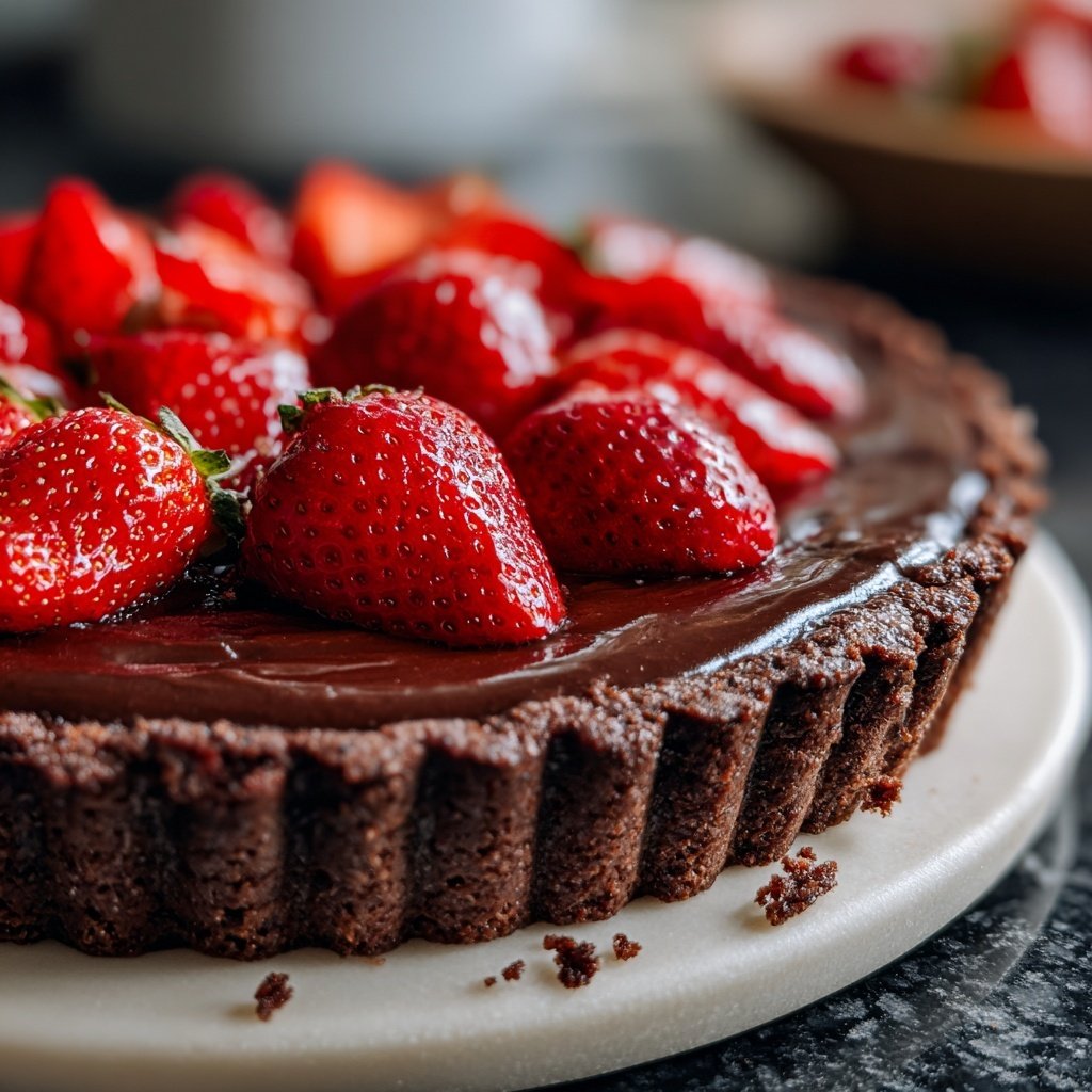 Chocolate Strawberry Tart