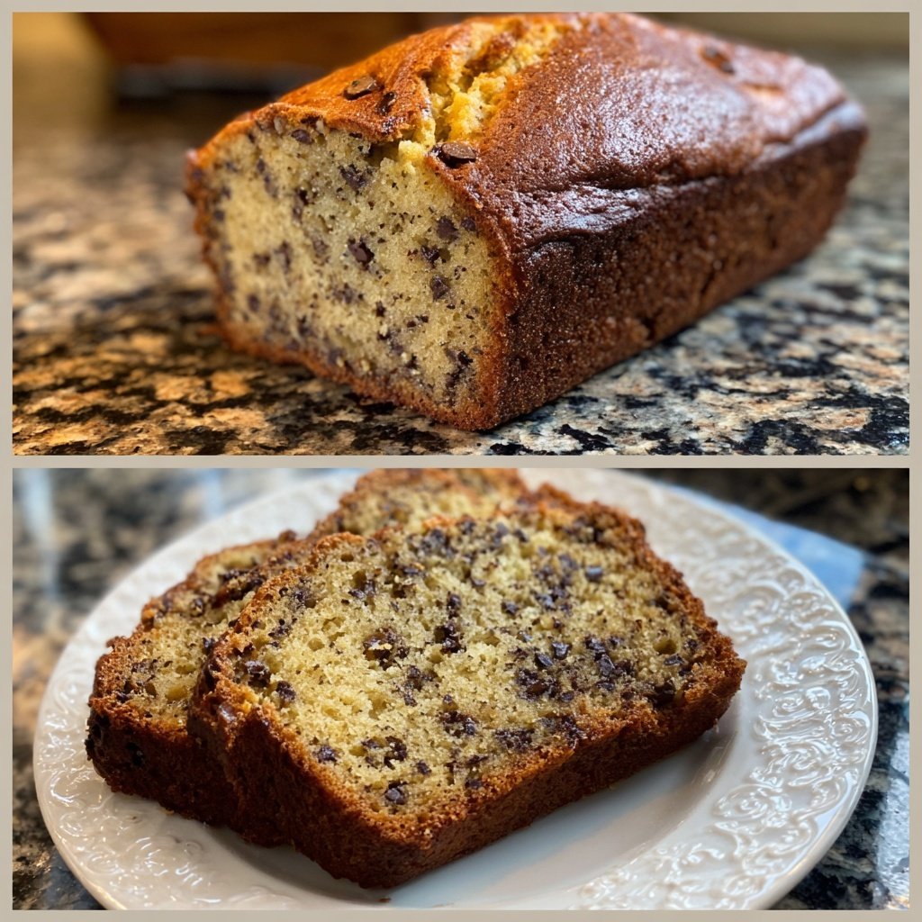 Banana Bread with Mini Chocolate Chips Recipe