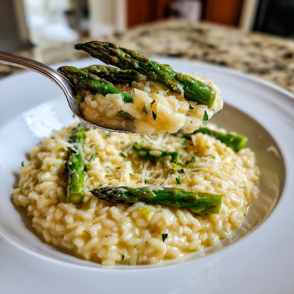 Romantic Asparagus Lemon Risotto