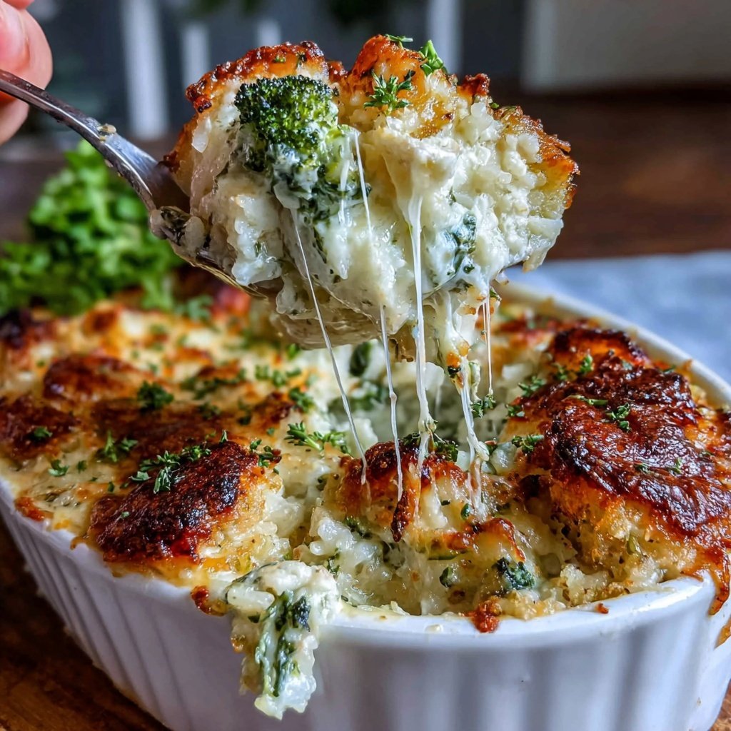 Healthy Chicken Spinach Rice Bake