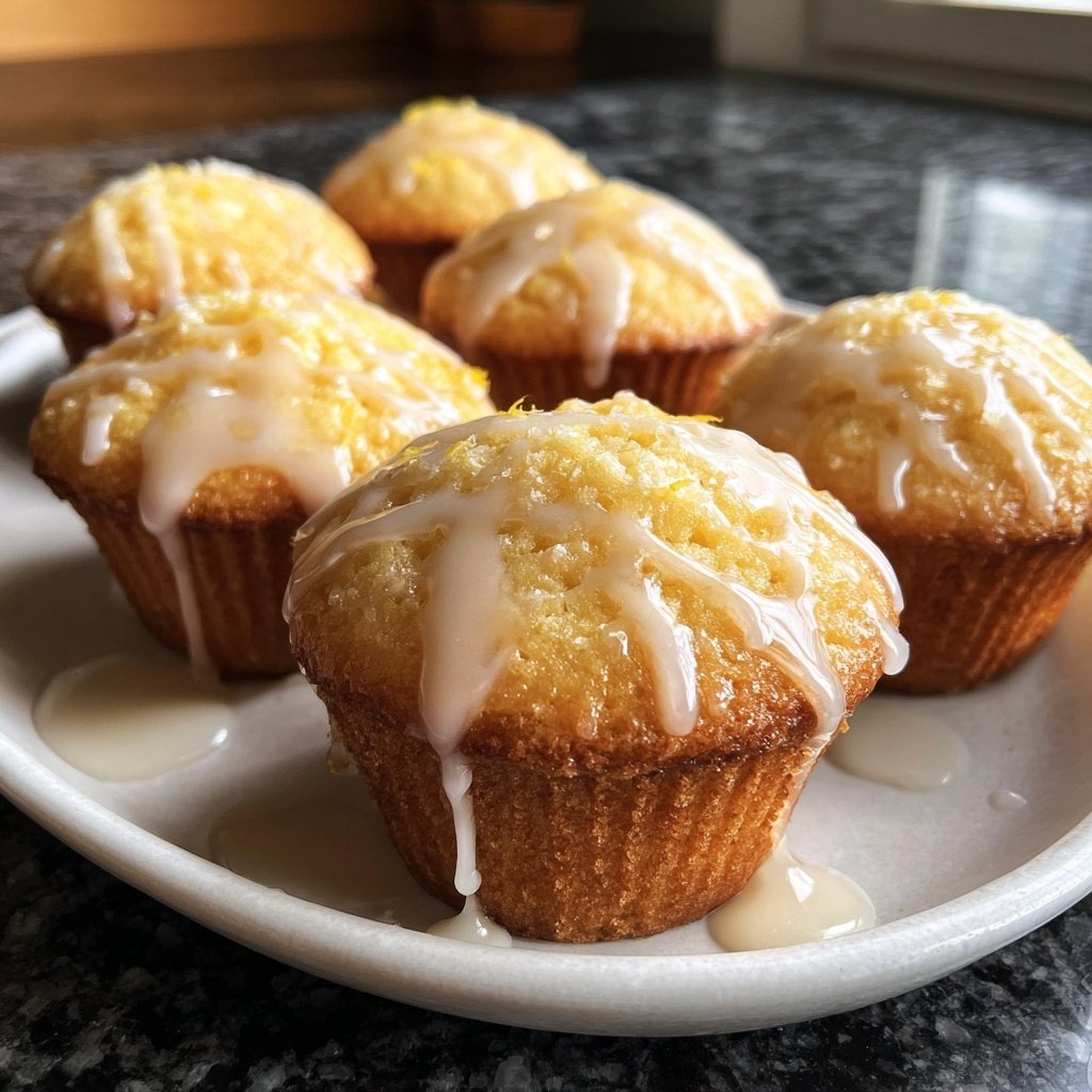 Limoncello Lemon Muffins