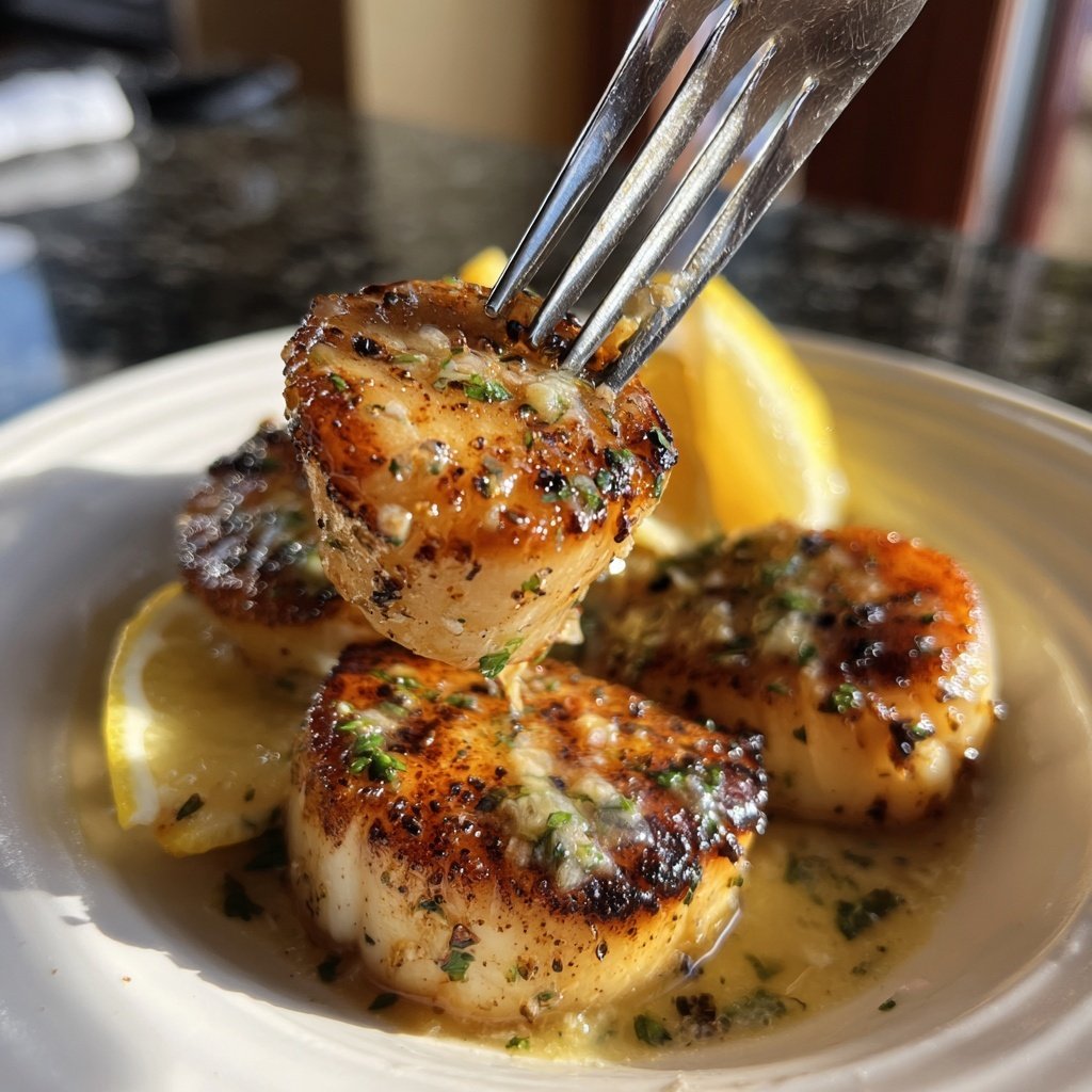 Romantic Seared Scallops